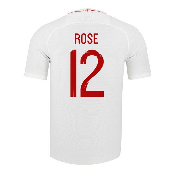 Camiseta Inglaterra 1ª Rosa 2018 Blanco